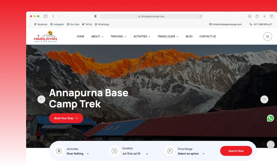 himalayan ice cap